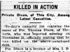 "Killed in Action"