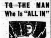 "To the Man Who is 'All In'."