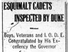 "Esquimalt Cadets Inspected by Duke"