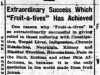 ""Only Medicine Made From Fruit"