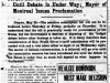 "Conscription Bill Now Looked For In House On Thursday"
