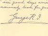Letter from King George V