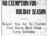Store Closing Bill