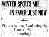 Winter Sports and Snow