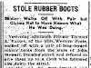 Soldier Steals Boots
