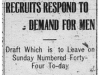 Growing Numbers of Recruits