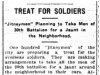 Treat for Soldiers
