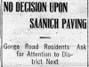 Saanich Paving Issues
