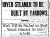 River Steamer by Yarrows