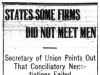 Union Negotiations Down the Drain