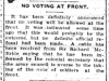 No Voting at Front