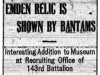 Bantam's Emden Relic