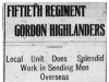 50th Gordon Highlanders