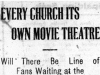 "Every Church Its Own Movie Theatre"