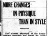 "More Changes in Physique Than Style"