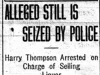 "Alleged Still is Seized by Police"