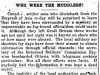 "Who Were the Muddlers"