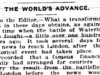 "The World's Advance"