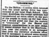 "Cramming"