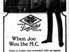 "When Joe Won the M.C."