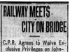 "Railway Meets City On Bridge"