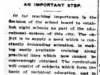 "An Important Step"