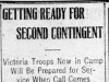 "Getting Ready for Second Contingent"