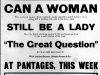 "The Great Question"