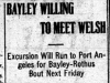 "Bayley Willing to Meet Welsh"