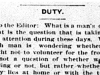 "Duty"