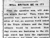 "Will Britain Be In It"