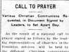 "Call to Prayer"