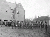 Victoria High School Cadets on the March