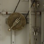 The locking mechanism at Victoria Gaol. Now on display at the Victoria Police Historical Society Museum, 850 Caledonia Avenue. Source: Image Courtesy of the Victoria Police Historical Society. Date: [Between 1880s and 1912]